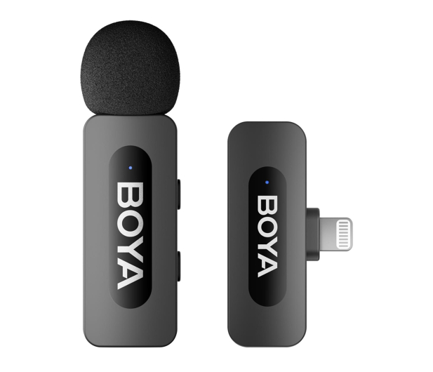 BOYA BY-V1 V2.0 Ultra Compact 2.4GHz - Lightning - 1TX+1RX BY-V1 V2.0 / 6977490710303 - 1334483 - zdjęcie